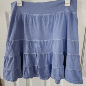 Fresh Produce Light Blue A-Line Skirt
